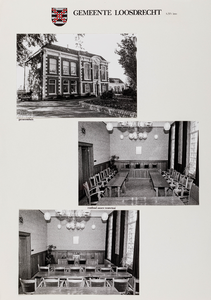  Serie foto's van 45 raadzalen en gemeentehuizen in de provincie Utrecht: gemeente Loosdrecht
