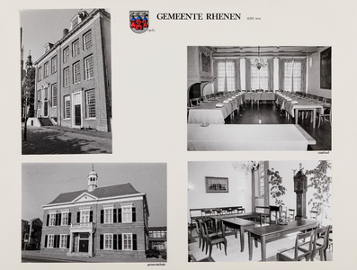  Serie foto's van 45 raadzalen en gemeentehuizen in de provincie Utrecht: gemeente Rhenen