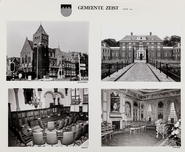  Serie foto's van 45 raadzalen en gemeentehuizen in de provincie Utrecht: gemeente Zeist