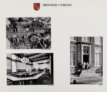  Serie foto's van 45 raadzalen en gemeentehuizen in de provincie Utrecht: provincie Utrecht