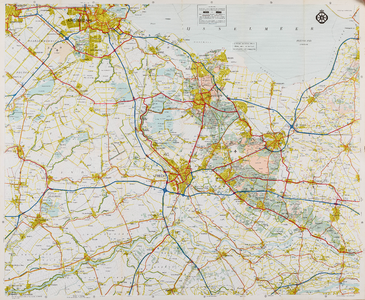  Toeristische kaart van de provincie Utrecht