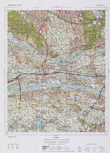  Topografische kaart 1:50.000, blad 39 Oost (Tiel)