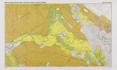  Geomorfogenetische kaart van Zuid-Utrecht. Blad 1 (Harmelen)