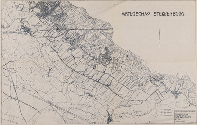  Grenskaart (met namen watergangen) van het Waterschap Sterkenburg (behorend bij de keur)