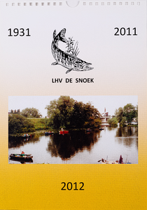  Omslag kalender LHV De Snoeck met 12 geïllustreerde maandbladen