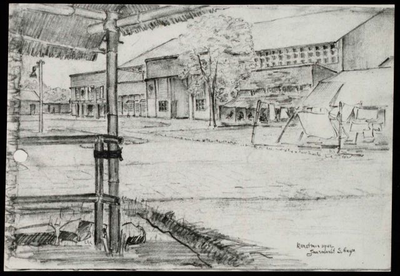 Jaarmarkt Camp in Soerabaja, December 1942.&lt;br/&gt;NIOD 179289 &lt;a class=uline href=http://www.beeldbankwo2.nl target=_blank&gt;Beeldbank WO2&lt;/a&gt;