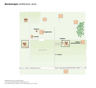 Map of Bandoengan camp (Ambarawa, Java) &lt;a href=&quot;http://files.archieven.nl/968/f/kampen/javaambarawabandoengan.pdf&quot; target=&quot;_blank&quot;&gt;(pdf)&lt;/a&gt;