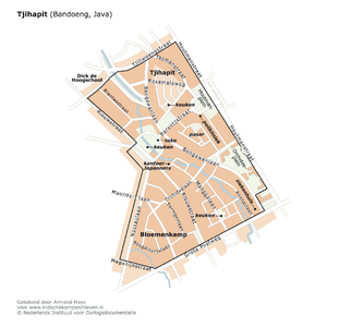 Map of the Tjihapit-district camp in Bandoeng (Java) &lt;a href=&quot;http://files.archieven.nl/968/f/kampen/javabandoengtjihapit.pdf&quot; target=&quot;_blank&quot;&gt;(pdf)&lt;/a&gt;