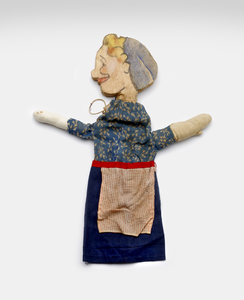 Puppet, made and used in puppet shows in ADEK Camp.&lt;br/&gt;NIOD Collectie 417-425