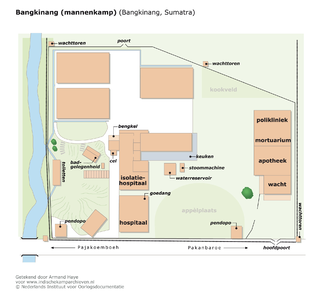 Map of the men's camp in Bangkinang (Sumatra) &lt;a href=&quot;http://files.archieven.nl/968/f/kampen/sumatrabangkinangmannen.pdf&quot; target=&quot;_blank&quot;&gt;(pdf)&lt;/a&gt;